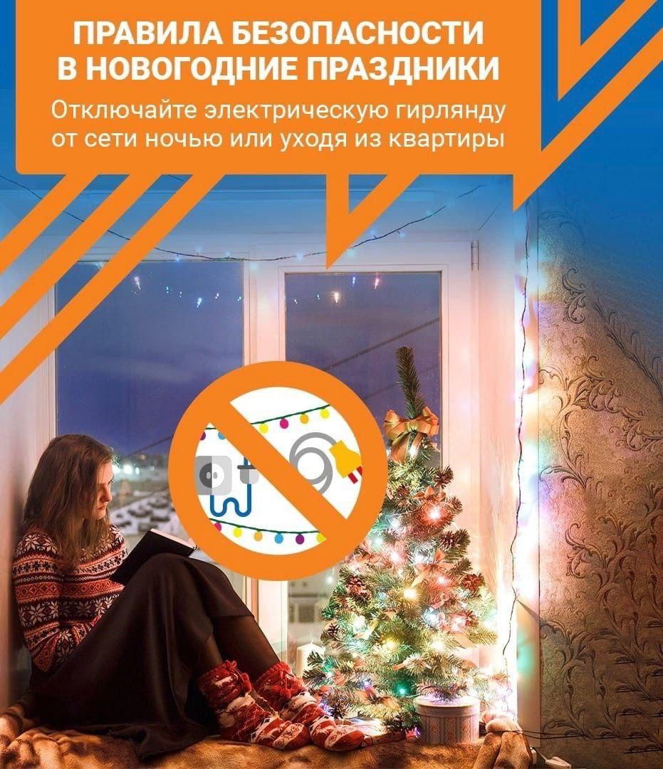 Правила безопасности в новогодние праздники